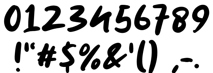 Fish Strike Font OTHER CHARS