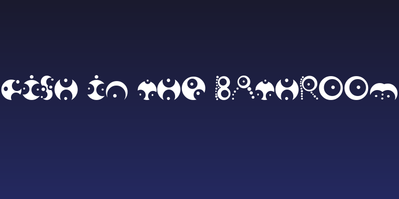 Fish in the bathroom Social Header