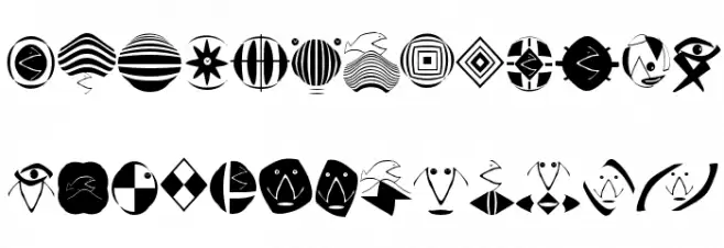 FishFaces Font Litere mari