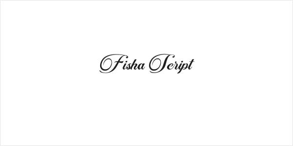 Fisha Script Logo