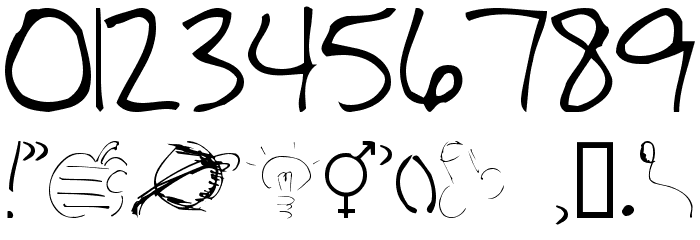 Fishalicious Font OTHER CHARS