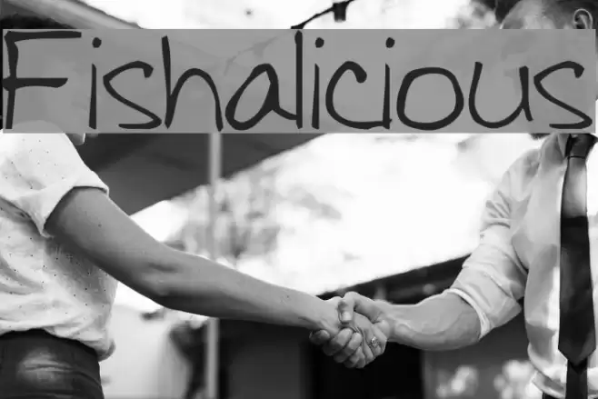 Fishalicious フォント examples