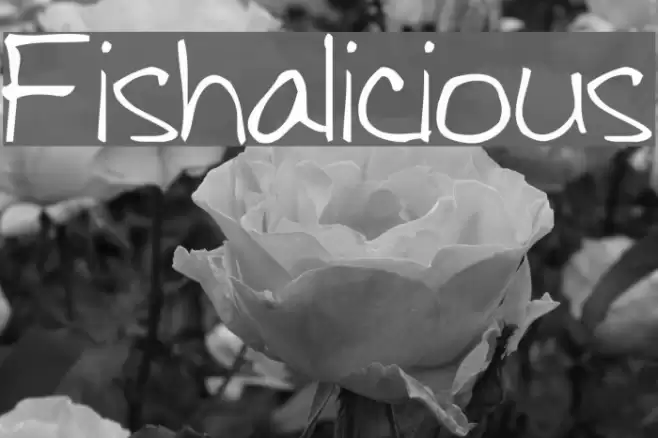 Fishalicious フォント examples