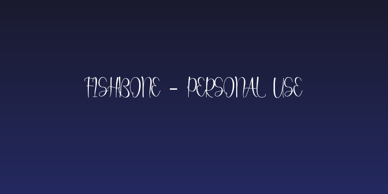 Fishbone - Personal Use Social Header