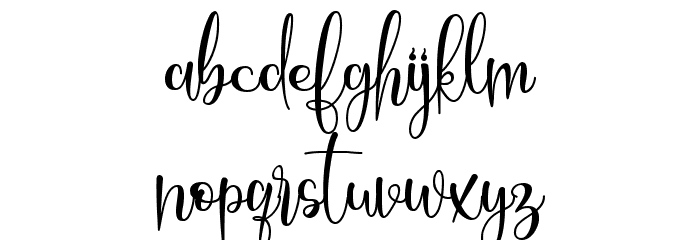 Fishbone - Personal Use Font LOWERCASE