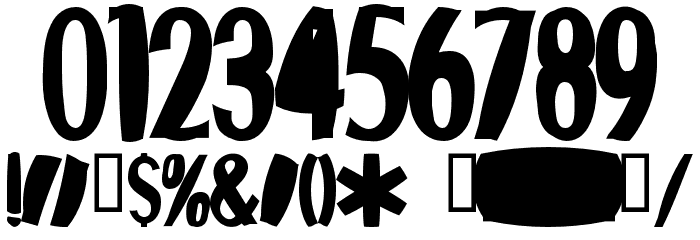 Fishbowl Font OTHER CHARS