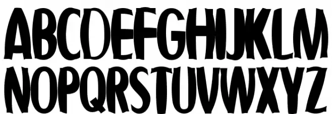 Fishbowl Шрифта ВЕРХНИЙ