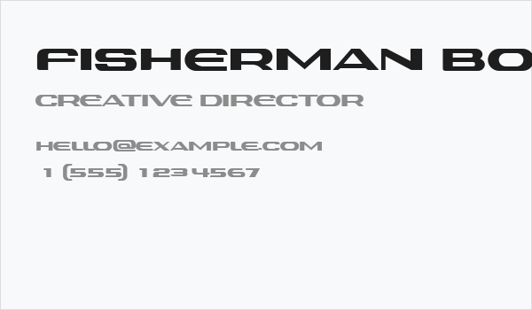 Fisherman Book S Business Card