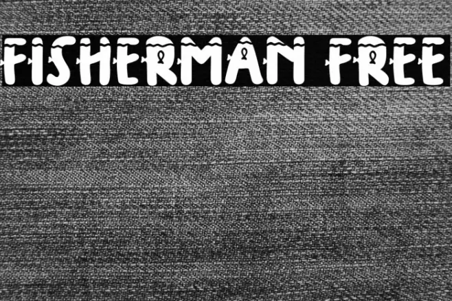 Fisherman FREE Font examples