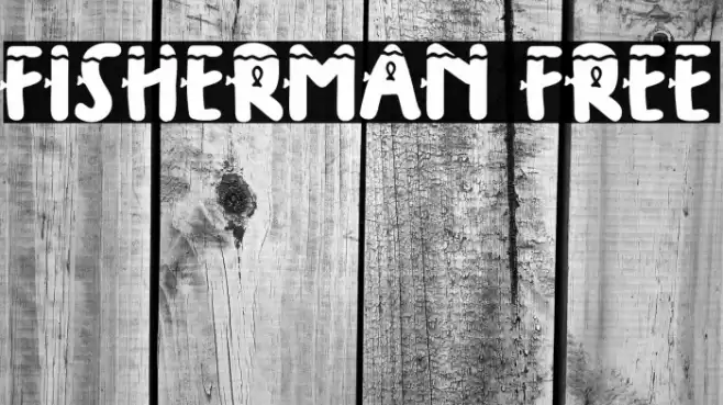 Fisherman FREE Font examples