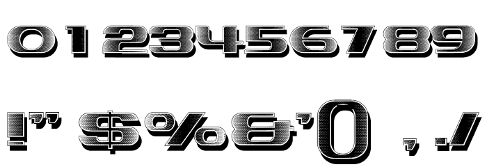 Fisherman Gradient Font OTHER CHARS