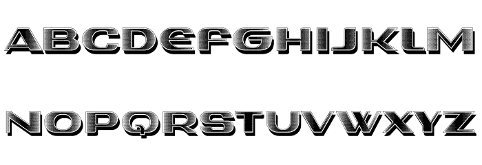 Fisherman Gradient Font LOWERCASE