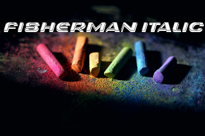 Fisherman Italic Example 1