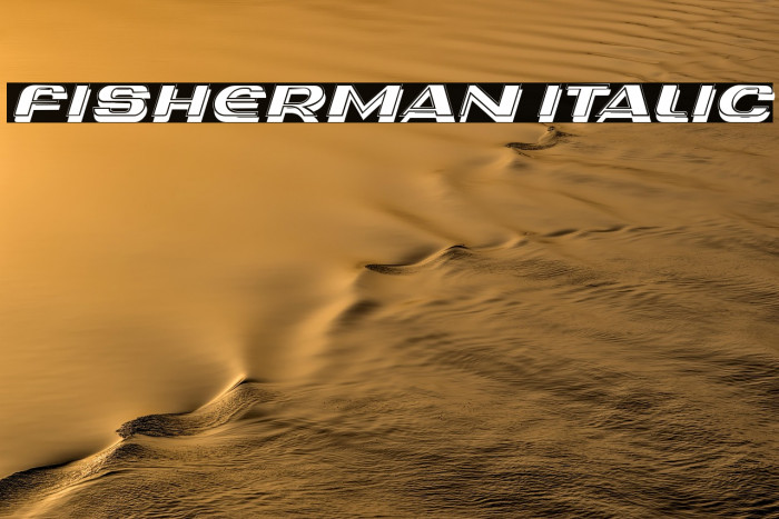 Fisherman Italic Example 3