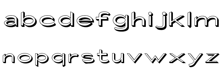 Fisherman Sans Bait Font LOWERCASE