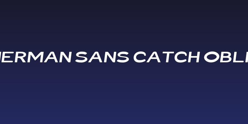 Fisherman Sans Catch Oblique Social Header