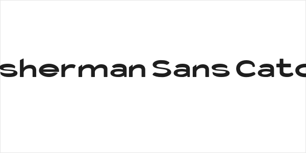 Fisherman Sans Catch Logo