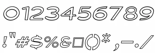 Fisherman Sans Net Oblique Font OTHER CHARS