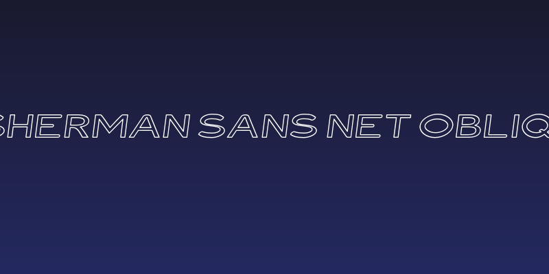 Fisherman Sans Net Oblique Social Header