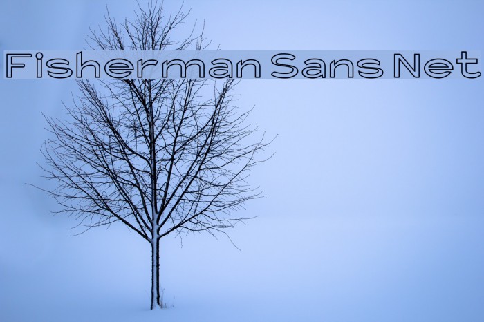 Fisherman Sans Net Font examples