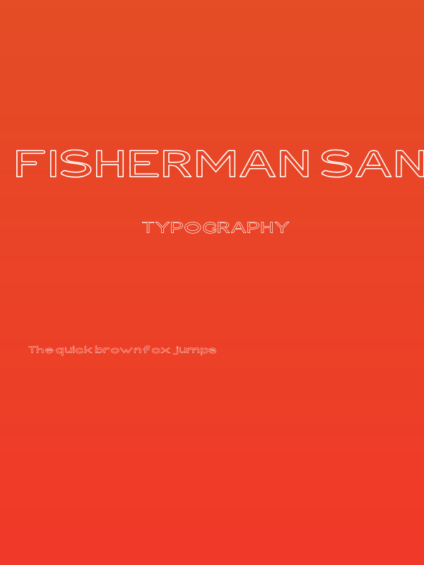 Fisherman Sans Net Poster