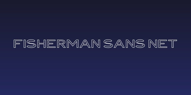 Fisherman Sans Net Social Header