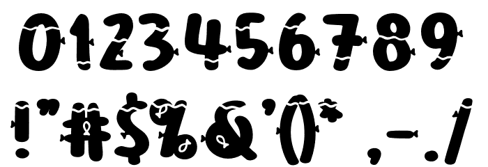 FishermanFREE Font OTHER CHARS