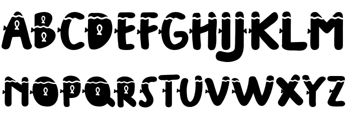 FishermanFREE Font LOWERCASE