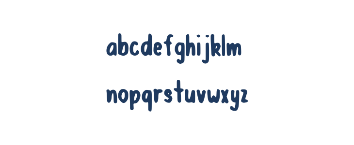 Fishermills Regular Lowercase