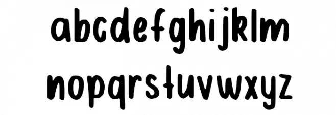 Fishermills Font LOWERCASE