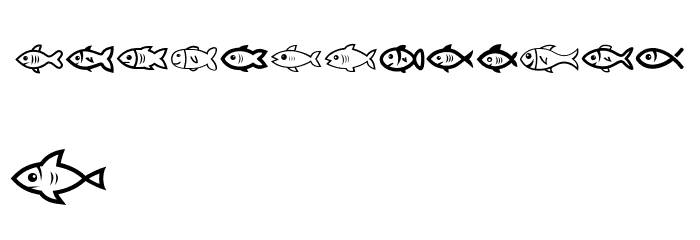 Fishes Regular Fuentes OTROS CHARS