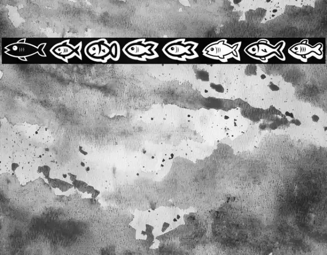 Fishes Regular Font examples