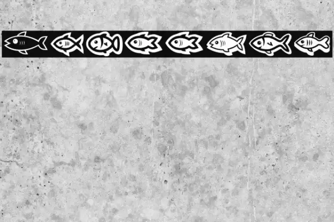 Fishes Regular Font examples