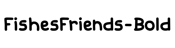 FishesFriends-Bold  لخطوط تنزيل