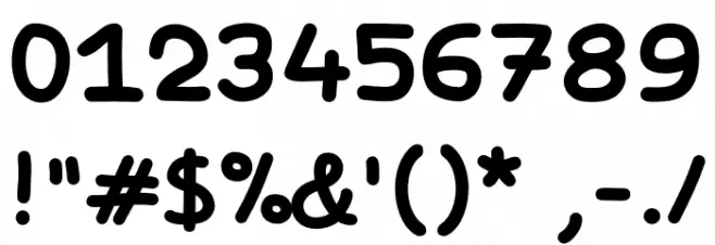 FishesFriends-Bold Font OTHER CHARS