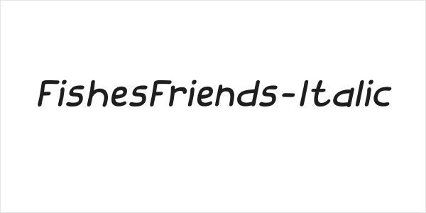 FishesFriends-Italic Logo
