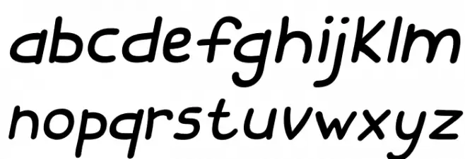 FishesFriends-Italic Caratteri MINUSCOLO