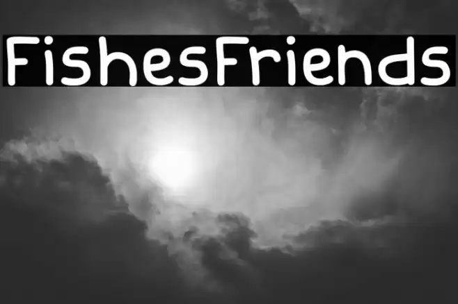 FishesFriends Font examples