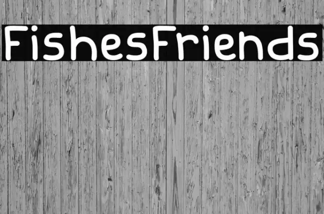 FishesFriends Font examples