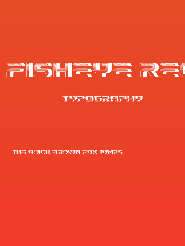 Fisheye Regular Poster