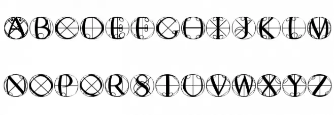 FisheyeButtonsTwo Fuentes MAYÚSCULAS