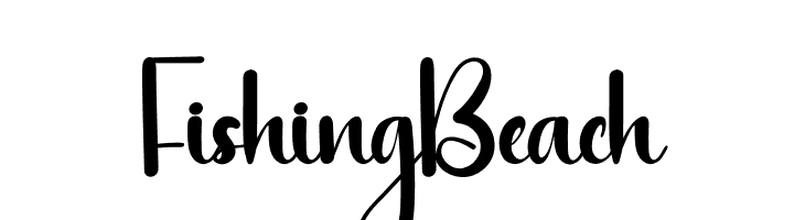 Fishing Beach Font
