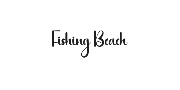 Fishing Beach Logo