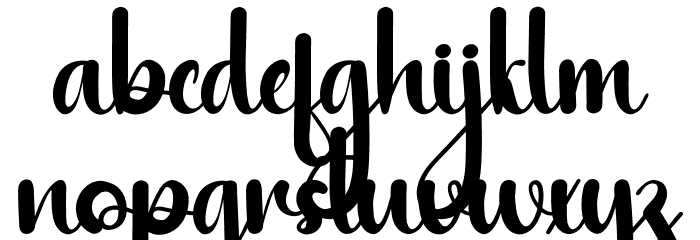Fishing Beach Font LOWERCASE