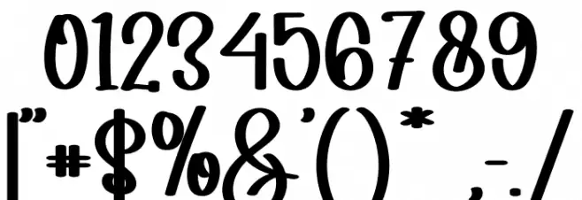 Fishing Journey Font OTHER CHARS