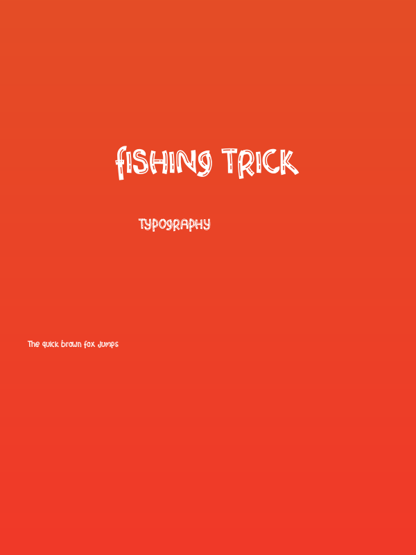 Fishing Trick Poster