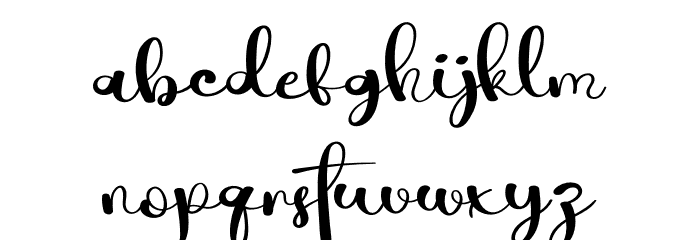 Fishing Font LOWERCASE