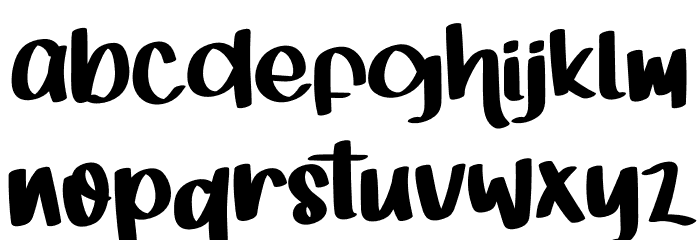 Fishlove Font LOWERCASE