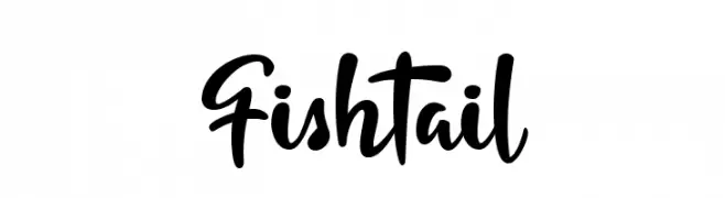 Fishtail  Frei Schriftart Herunterladen