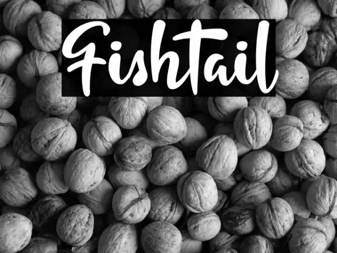 Fishtail Font examples